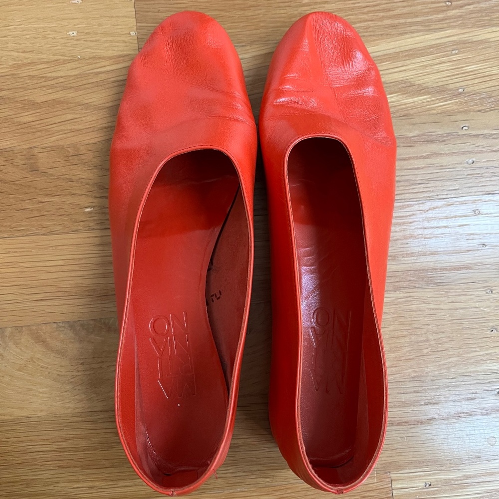 Martiniano Glove Flats Red